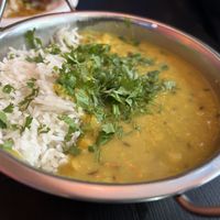 Dhal with rice   at Snackwallah in Newcastle Upon Tyne