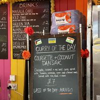 Curry of the day  at Snackwallah in Newcastle Upon Tyne