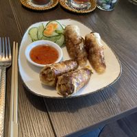 Fried rolles at Chay Viet Tadilen Restaurant in Wurzburg