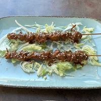 Saté Spieße at Chay Viet Tadilen Restaurant in Wurzburg