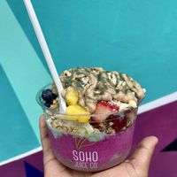 Unlimited toppings  at SoHo Juice Co in Winter Park