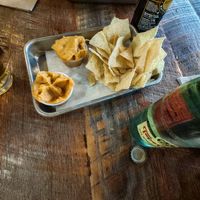 Chips with Queso at Leguminati Vegan Eatery in Orlando