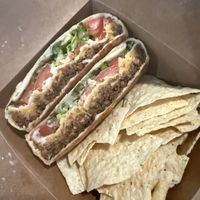 the OG crunchwrap  at Leguminati Vegan Eatery in Orlando
