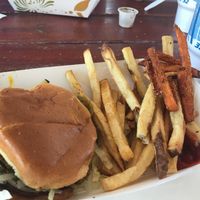 Impossible burger!! at Chef Toddzilla in Roswell