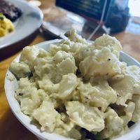 I could eat this potato salad every meal!  at Binge Kitchen in San Antonio