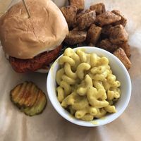 Buffalo Chick’n Sandwich  at Binge Kitchen in San Antonio