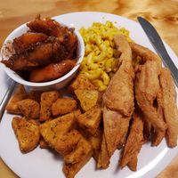 Southern Fried Fish Plate at Binge Kitchen in San Antonio