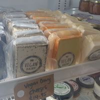 Vegan cheeses at Rustik Cafe in Benalla