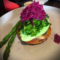Vegan stack at Rustik Cafe in Benalla