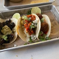Vegan tacos   at Bartaco in Raleigh