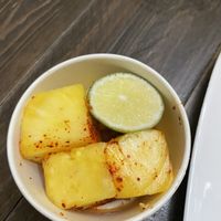 Pineapple with tajin (v fresh)  at Bartaco in Raleigh