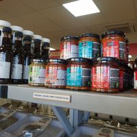 Vegan curry pastes at Scoop Wholefoods in Orange