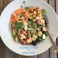 Healthy salads  at Naturo Healthy Food in Sibiu