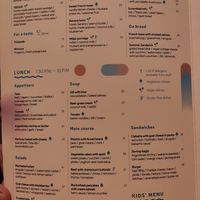 Summer menu 2022 at Strh Cafe & Gallery in Zakopane