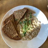 scrambled tofu (tbh the worst in my life:((()  at Strh Cafe & Gallery in Zakopane