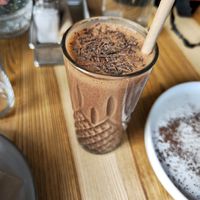 Protein smoothie at Strh Cafe & Gallery in Zakopane