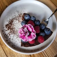 Chocolate cake at Strh Cafe & Gallery in Zakopane