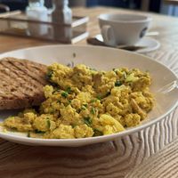 Delicious tofu scramble   at Strh Cafe & Gallery in Zakopane