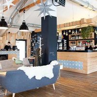 Inside at Strh Cafe & Gallery in Zakopane