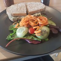 Chickpea no tuna at The Sinful Vegan in Jersey