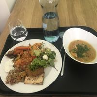 Lots of vegan options at Prasad in Prague