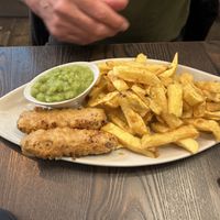 Vegan sausagee  at Codfellas in South East London