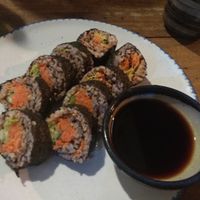 Vegetable sushi no egg (vegan) at Suika in Ungasan