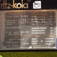 Menu at Veggie Liebe in Freiburg