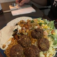 Falafel Plate  at Veggie Liebe in Freiburg