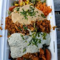 Vegan Teller ToGo at Veggie Liebe in Freiburg