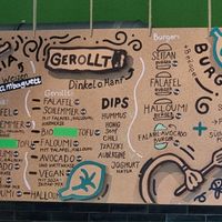 Menue 1 at Veggie Liebe in Freiburg