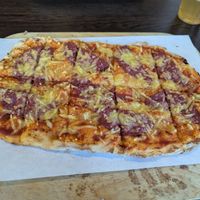 Pinsa at Veggie Liebe in Freiburg