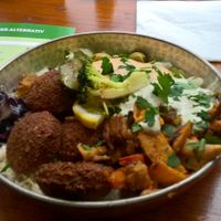 Falafelteller at Veggie Liebe in Freiburg