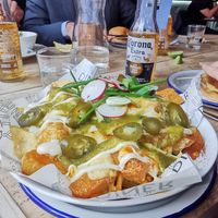 Loaded fries at Unity Diner in East London