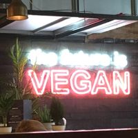 Sign at Unity Diner in East London