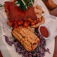 Glazed tofu ‘on the bone' at Unity Diner in East London