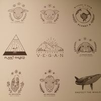 Wall decor at Unity Diner in East London