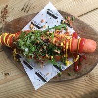 Hotdog  at Unity Diner in East London