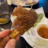 Chikken drumsticks  at Unity Diner in East London