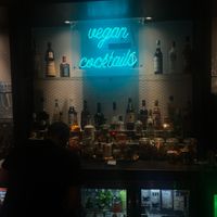 The bar at Unity Diner in East London