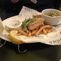 Tofish and chips  #Veganuary at Unity Diner in East London