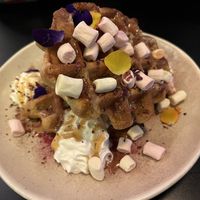 Waffles   at Unity Diner in East London