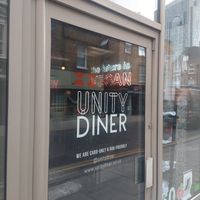 The future is vegan 😃💜✨ at Unity Diner in East London