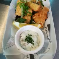 Tofish bites at Unity Diner in East London