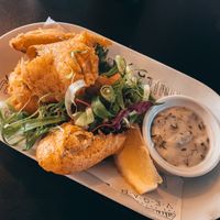 Tofish bites  at Unity Diner in East London