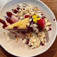 Raspberry Frangipane  at Unity Diner in East London