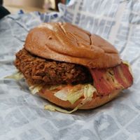 Chicken Burger at Unity Diner in East London