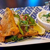 Tofish bites with tartar sauce at Unity Diner in East London