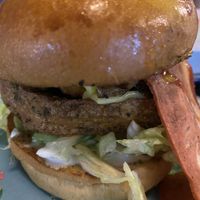 VFC chicken burger was one of worst fried vegan chicken sandwiches I’ve had!!  Lots of people ordered the fish and chips and I was regretful i didn’t after biting in this sandw at Unity Diner in East London