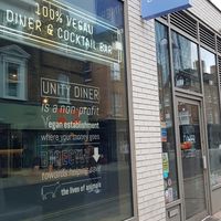 Unity Diner outside at Unity Diner in East London